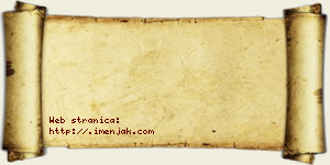 Kristina Pejaković vizit kartica